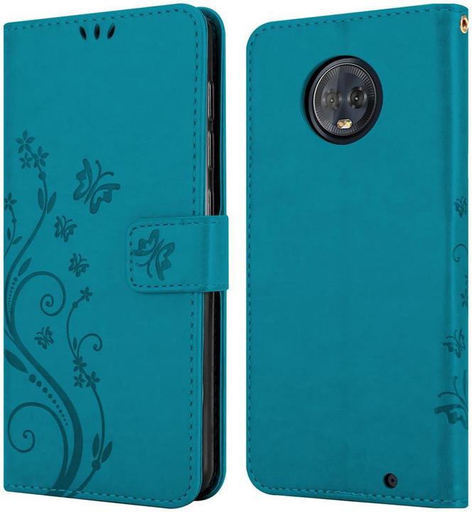 Image du produit Cadorabo Couverture du livre de fleurs (Motorola Moto G6 Plus)