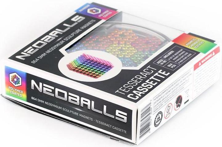 Actual product image Neoballs Sphere Magnets Rainbow- Tesseract Cassette