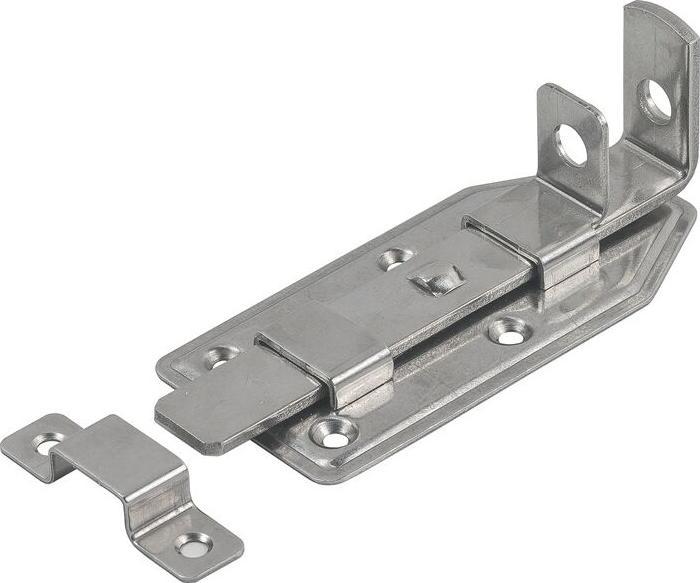 Actual product image Vormann Door bolt Length 120 mm Width 56 mm Stainless steel (1 pcs.)