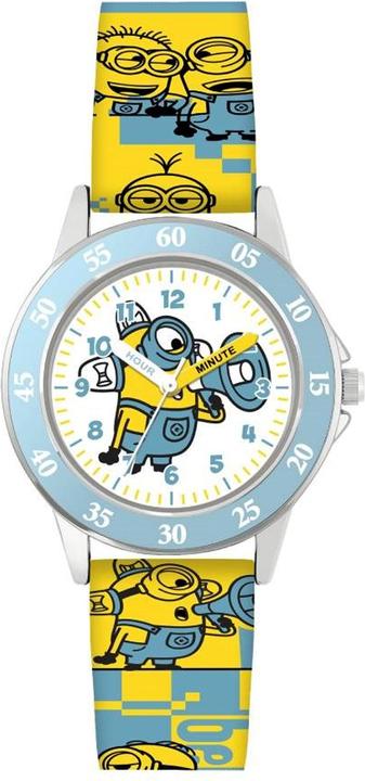 Produktbild Disney Accutime Minions Yellow Silicone Strap Time Teacher Watch DMF4107