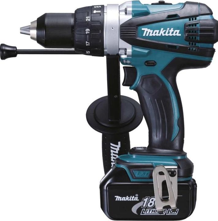 Actual product image Makita Battery impact drill DHP458RTJ (Rechargeable battery operated)