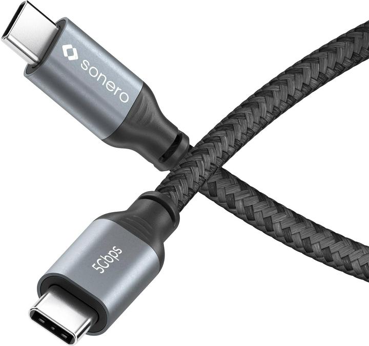 Produktbild Sonero USB-Kabel USB C - USB C 1 m (1 m, USB 3.2 Gen 1)