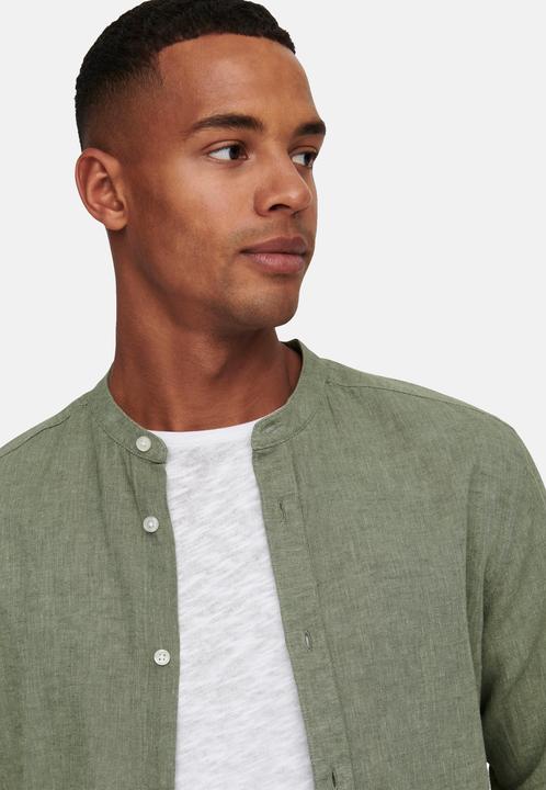 Produktbild Only & Sons Onscaiden Ls Solid Linen Mao Noos (XL)