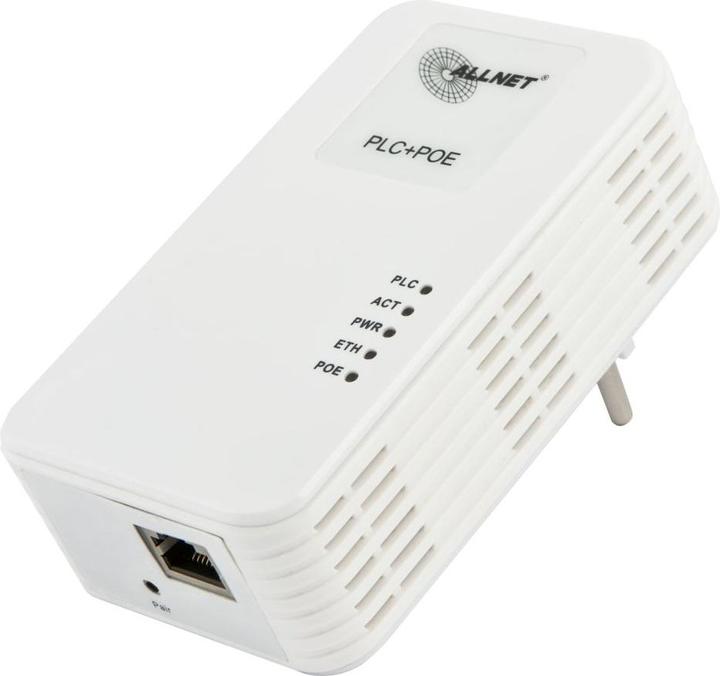 Produktbild Allnet Powerline 1200Mbit Bridge RJ45 HomePlugV2 SmartLink mit PoE AT (1200 Mbit/s)