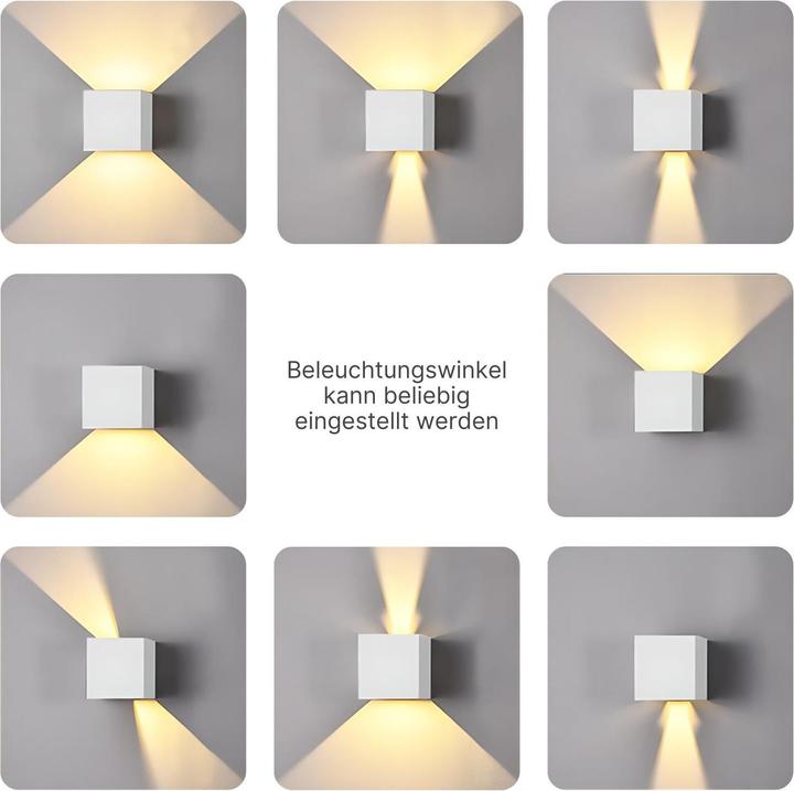 Image du produit Hermex Applique de façade à LED Spot mural Applique murale up-down (1000 lm, IP65)