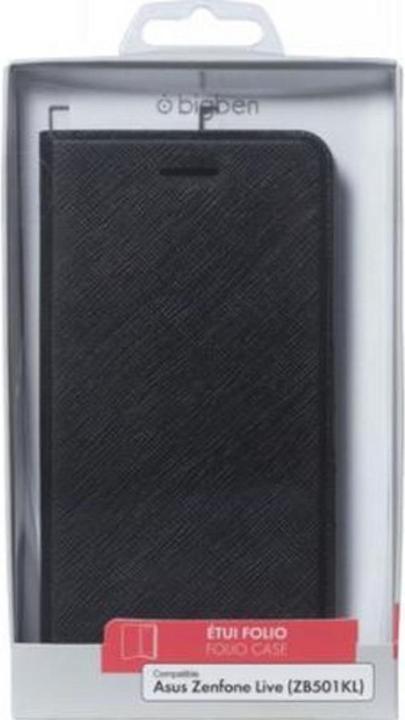 Actual product image Bigben Case for Asus Zenfone Live ZB501KL Folio with card holder and video holder (Asus Zenfone Live)