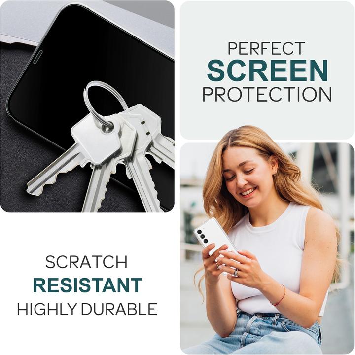 Produktbild Nalia 2x Schutzglas & 1x Applikator (2 Stück, Samsung Galaxy S24)