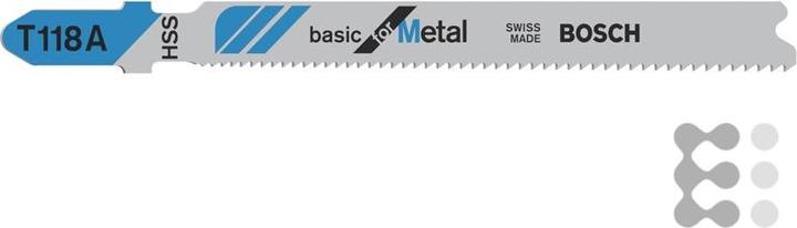 Produktbild Bosch Professional Zubehör Stichsägeblatt T 118 A Basic for Metal, 5er-Pack