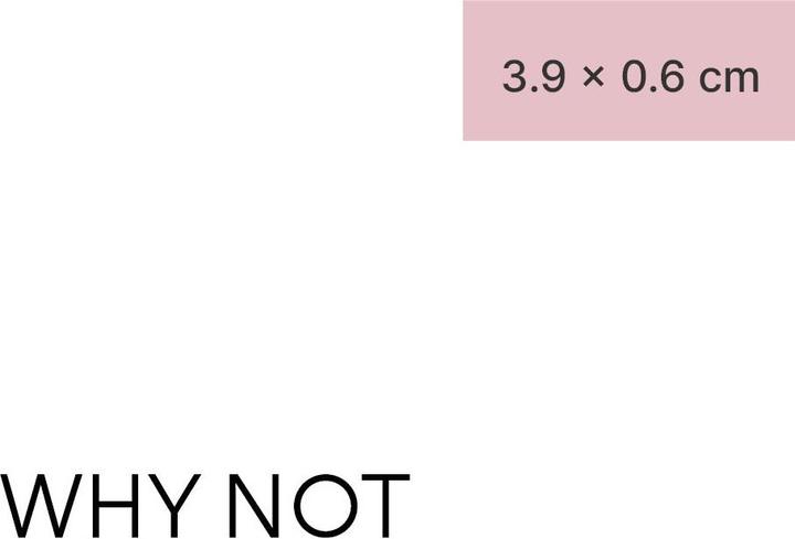 Actual product image minink Temporary tattoo - WHY NOT