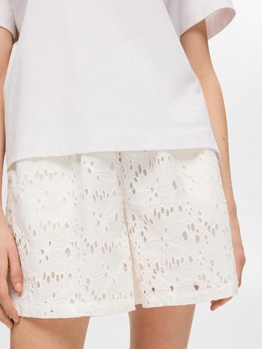 Actual product image Selected Femme Broderie Anglaise Shorts (38)