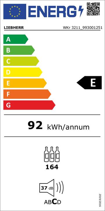 Energie-Label Liebherr WKR3211