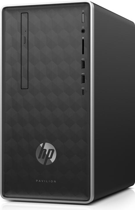 HP Pavilion Desktop 590-a0722ng AMD Dual-Core A9-9425 8 GB RAM 2 TB SATA W10H Black Neu (AMD A9-9425, 8.19 GB)