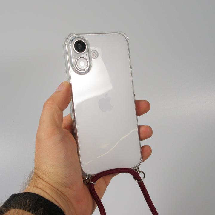 Actual product image PhoneLook Coque gel transparent avec lacet (Apple iPhone 16 Plus)