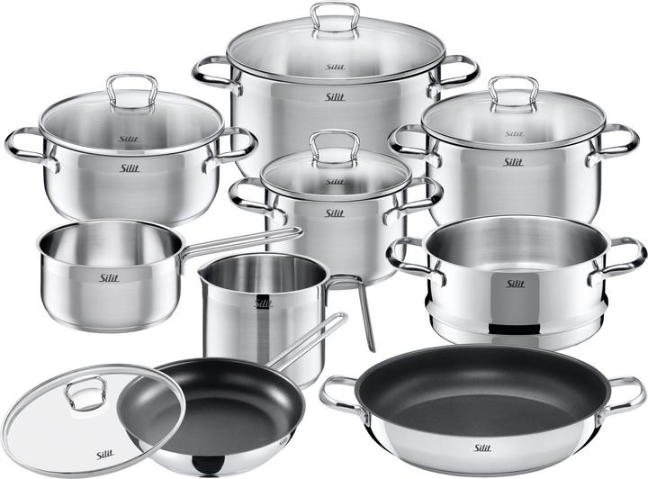 Actual product image Silit Toskana (28 cm, Pan set + pot set, Stainless steel)