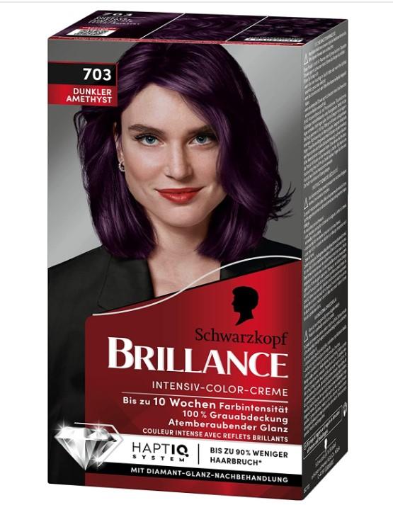Produktbild Schwarzkopf Brillance Intensiv-Color-Creme (703 Dunkler Amethyst)