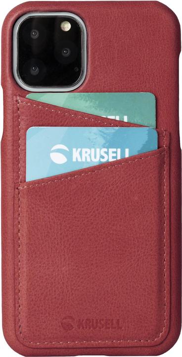Produktbild Krusell Sunne CardCover Apple iPhone 11 Pro Max vintage red (61795) (Apple iPhone 11 Pro Max)