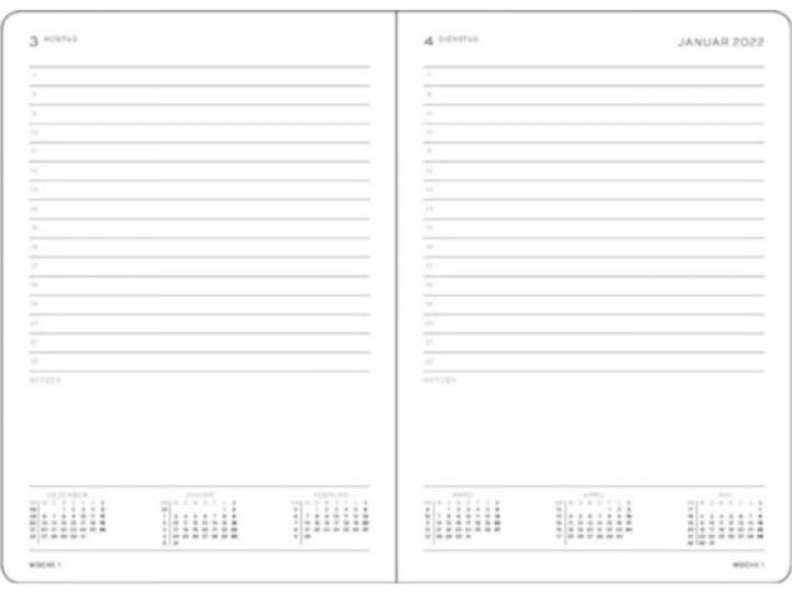 Produktbild Leuchtturm1917 Agenda Medium