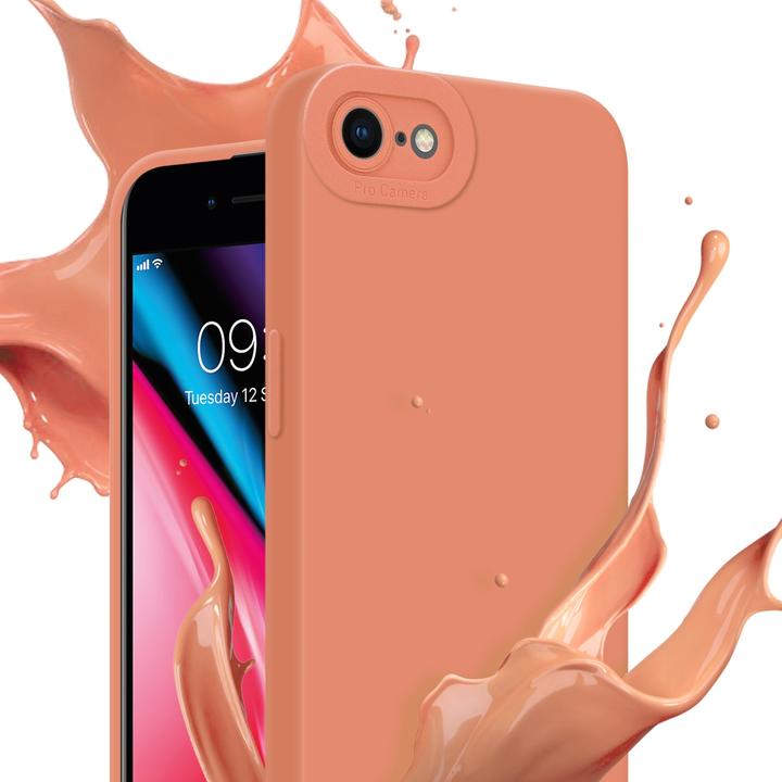 Actual product image Cadorabo Case for Apple iPhone 7 / 7S / 8 / SE 2020 in TPU Fluid LM162 Style (Apple iPhone 7, Apple iPhone SE (2nd Gen))