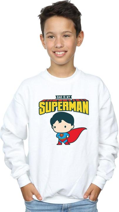 Immagine prodotto Superman My Dad Is My Hero Felpa Ragazzi (140, 146)