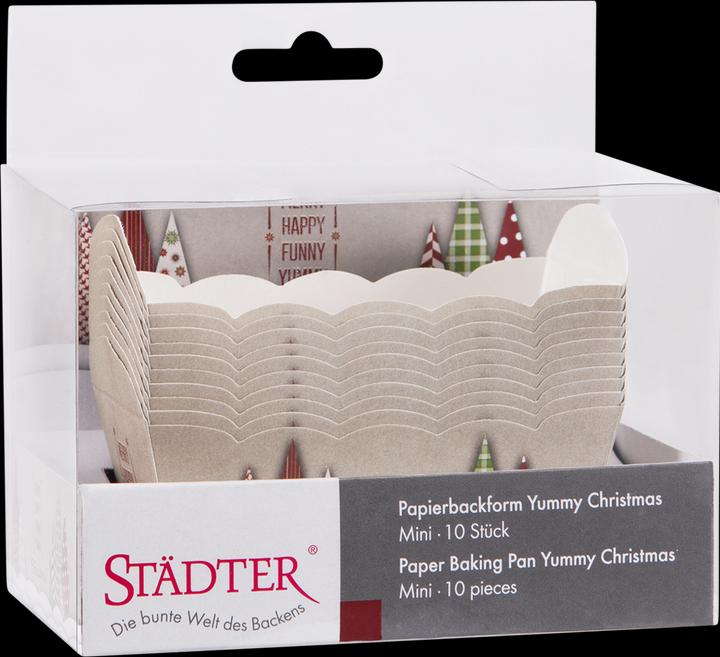 Immagine prodotto Städter Teglia di carta Yummy Christmas 7x4x4 cm 10s (7 cm)