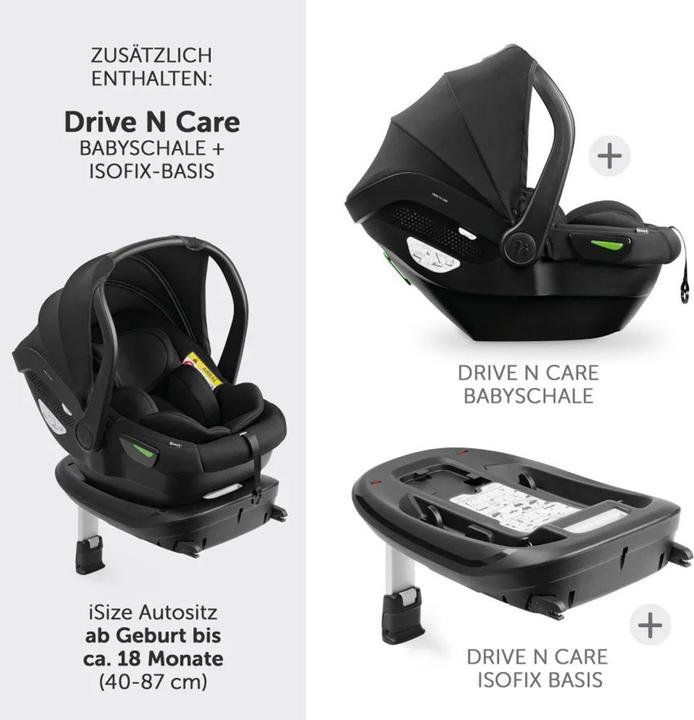 Image du produit Hauck Kinderwagen 3 in 1 4in1 Kinderwagen-Set Vision X Trio Set - inkl. i-Size