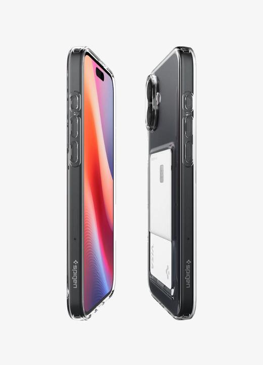 Actual product image Spigen Crystal Slot iPhone 16 Case Crystal Clear (Apple iPhone 16)