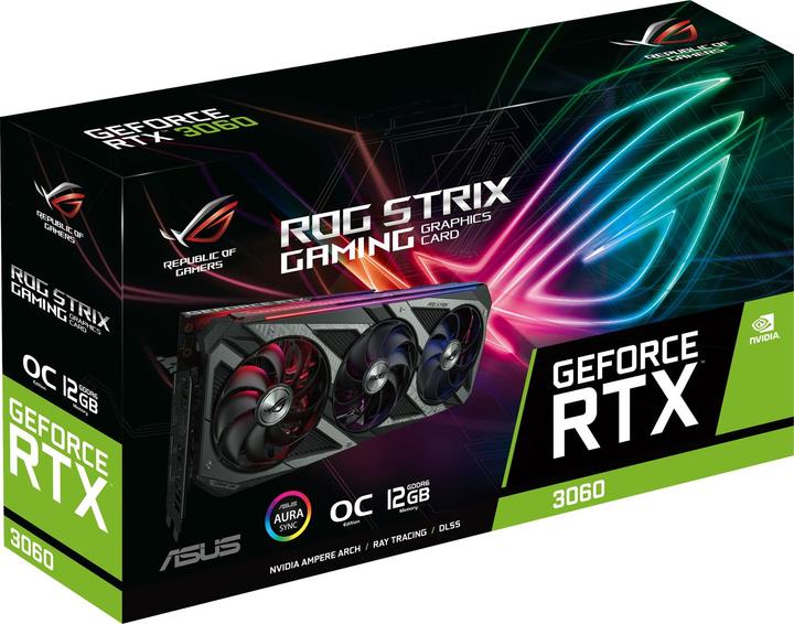 Produktbild ASUS ROG STRIX RTX 3060 O12G-V2 GAMING (12 GB)