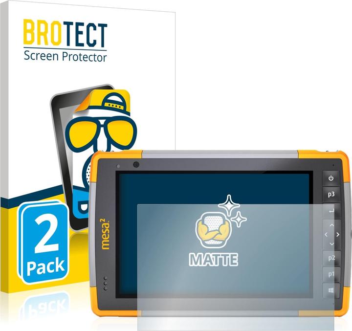 Actual product image BROTECT Anti-glare screen protector matt (2 Piece, Mesa 2 Rugged Tablet)