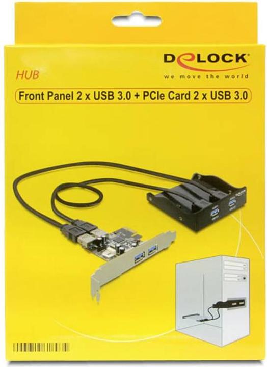 Immagine prodotto Delock Pannello frontale e scheda PCI Express