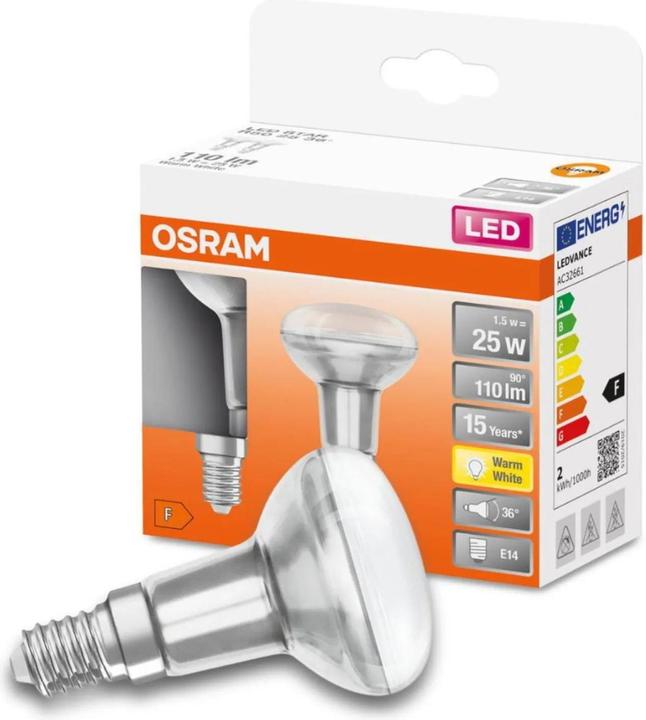 Immagine prodotto Osram LED-R50 (E14, 1.50 W, 110 lm, 1 x, F)