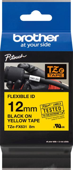 Produktbild Brother Tze-Fx631 (1.20 cm, Gelb)