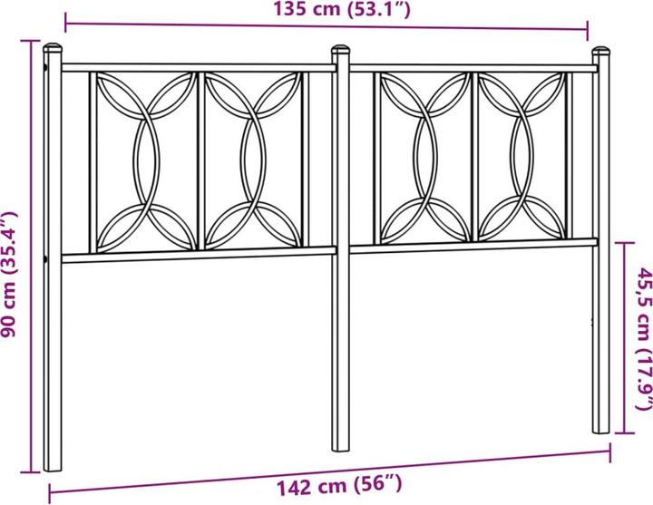 Actual product image VidaXL La§In (142 x 3 x 90 cm)