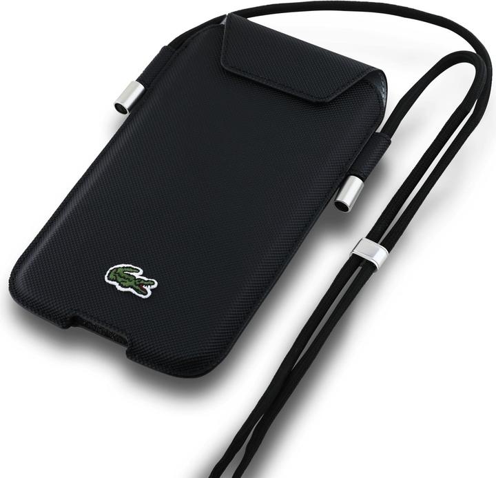Produktbild Lacoste Torebka LCPSP15XPVCK XL czarny/black Universal Phone Sleeve Crossbody Petit Pique (Apple iPhone 15 Pro Max, Samsung Galaxy S24 Ultra)