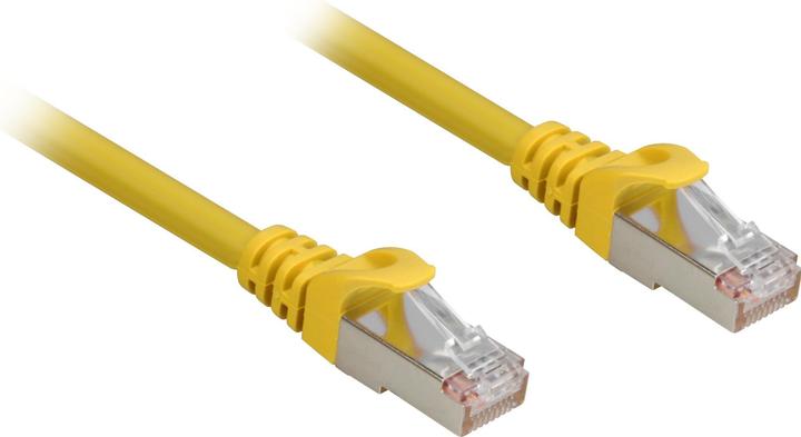 Produktbild Sharkoon RJ45 CAT.6a SFTP LSOH ye 1.0m| Halogenfrei - Switch (S/FTP, CAT6a, 1 m)