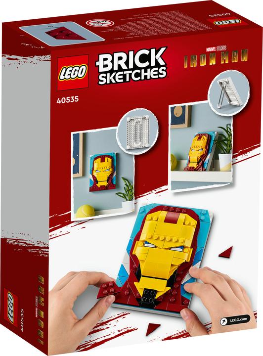 Produktbild LEGO Brick Sketches - Iron Man (40535)
