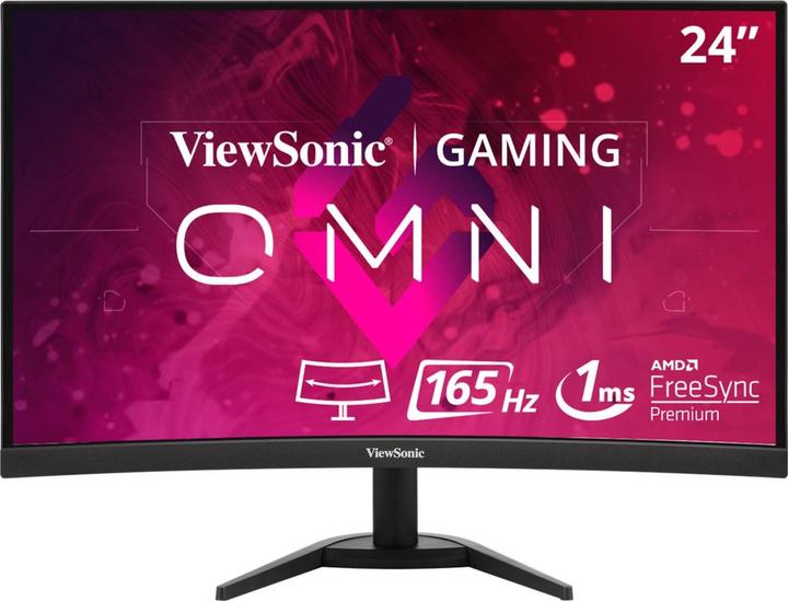 Actual product image Viewsonic VX2468-PC-MHD, 60.96 cm (24 inch), 144Hz, VA - DP, HDMI (1920 x 1080 pixels, 24")