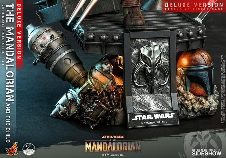 Produktbild Hot Toys Star Wars – The Mandalorian “The Mandalorian & The Child” Deluxe 1/4 Actionfiguren