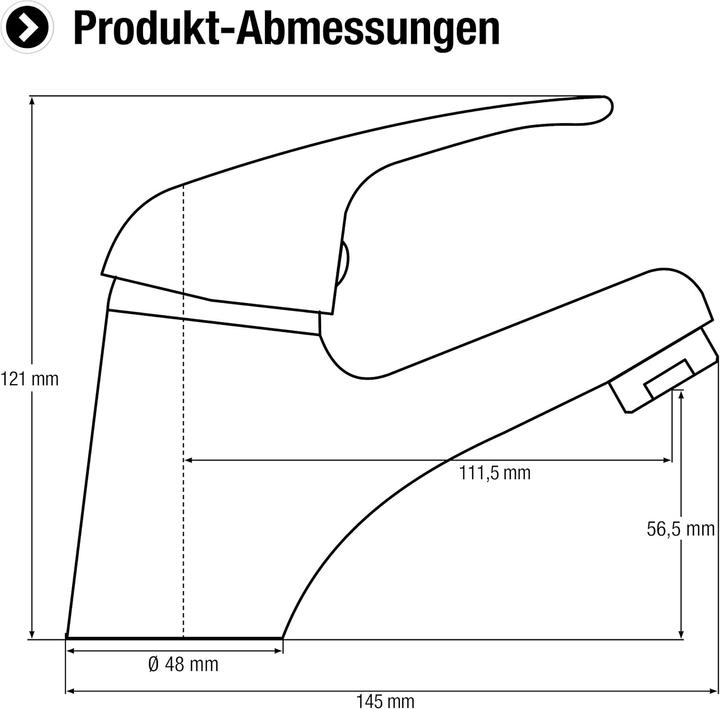 Immagine prodotto Cornat Waschtisch-Einhebelarmatur Yago
