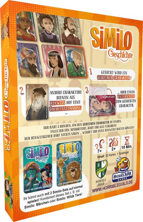 Immagine prodotto Horrible Guild HR003 - Similo - Storia, gioco di carte, 2+ giocatori, da 7 anni (edizione DE) (Tedesco)