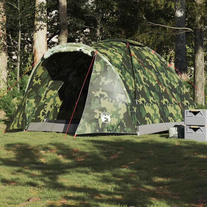 Image du produit VidaXL Tente de pêche 2 personnes camouflage étanche (3.45 kg, 2 personnes)
