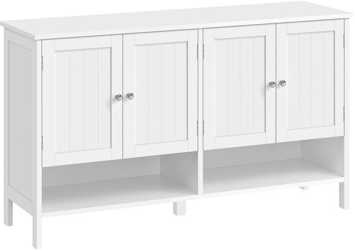 Vasagle Country style shoe cabinet 120 x 70 cm, white (120 x 70 x 35 cm)