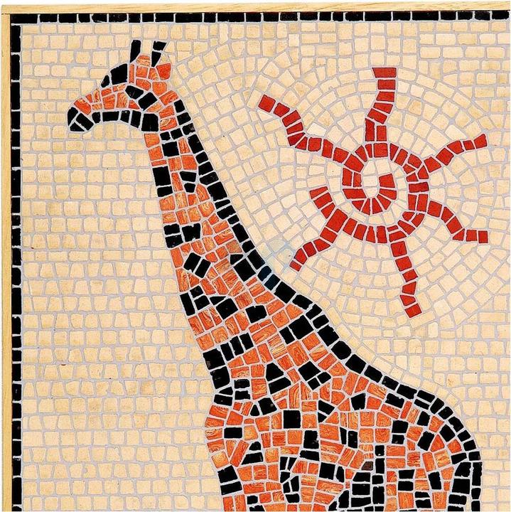 Immagine prodotto Block Cuit. Mosaico in pietra ceramica - Giraffa (34,5 x 54,5 cm)
