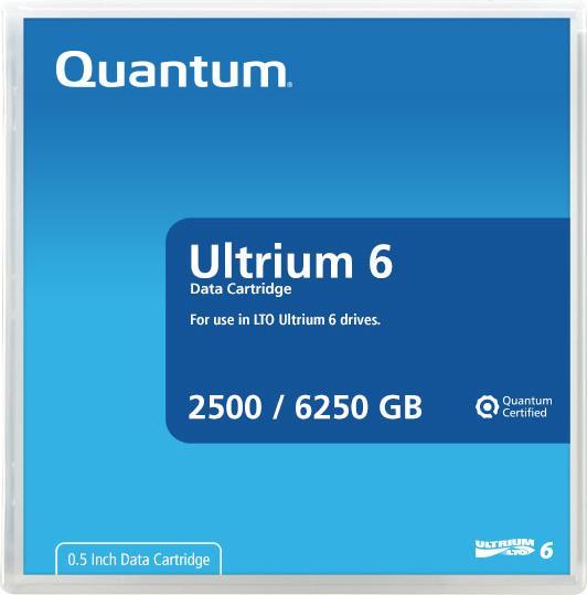 Produktbild Quantum Data cartridge LTO6 Media Ultrium 2,5/6,25TB (LTO-6 Ultrium, 2500 GB)