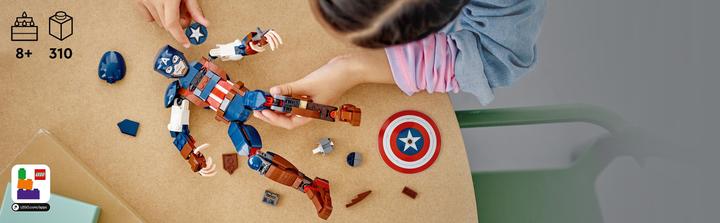 Actual product image LEGO Captain America Building Figure (76258, LEGO Marvel)