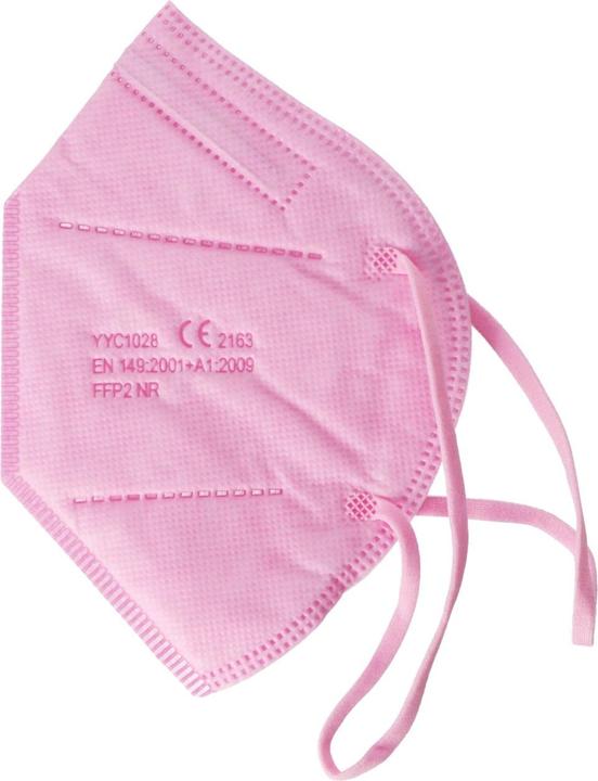Produktbild AccuCell 10 Stück FFP2 Maske Pink 5-Lagig, zertifiziert nach DIN (FFP2, 10 x)