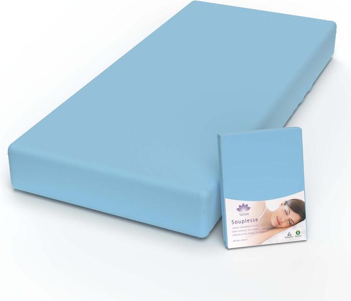 Actual product image Lotus Bettwaren Jersey fitted sheet Souplesse (90 x 200 cm)