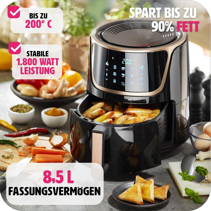 Actual product image tectake Hot air fryer Mika