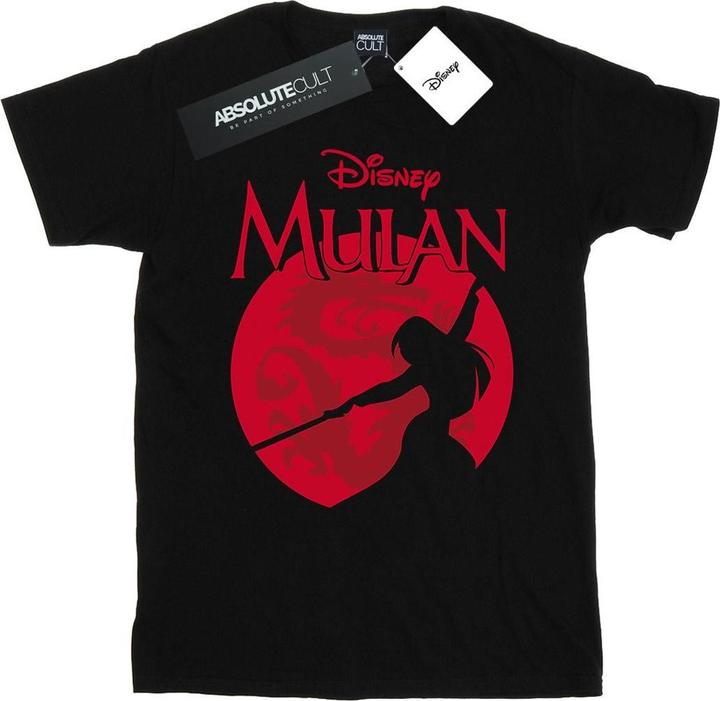 Immagine prodotto Disney Mulan Dragon Silhouette Maglietta Ampia Donna (XXL)