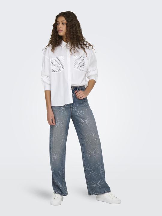 Produktbild Only ONLHOPE Hohe Taille Weiter Beinschnitt Jeans Jeans mit weitem Bein (W28/L32)