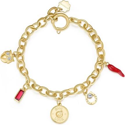 Produktbild Brosway Gold-plated bracelet for luck with Chakra pendants BHKB118 (Edelstahl)